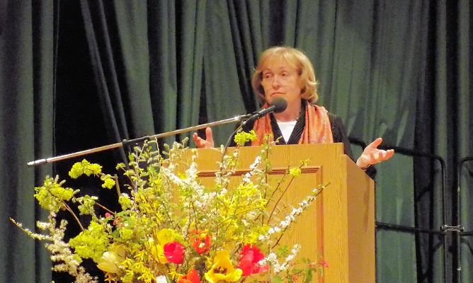 Staatsministerin Bhmer bei ihrer Ansprache. Bildquelle: Auswrtiges Amt, 2016.