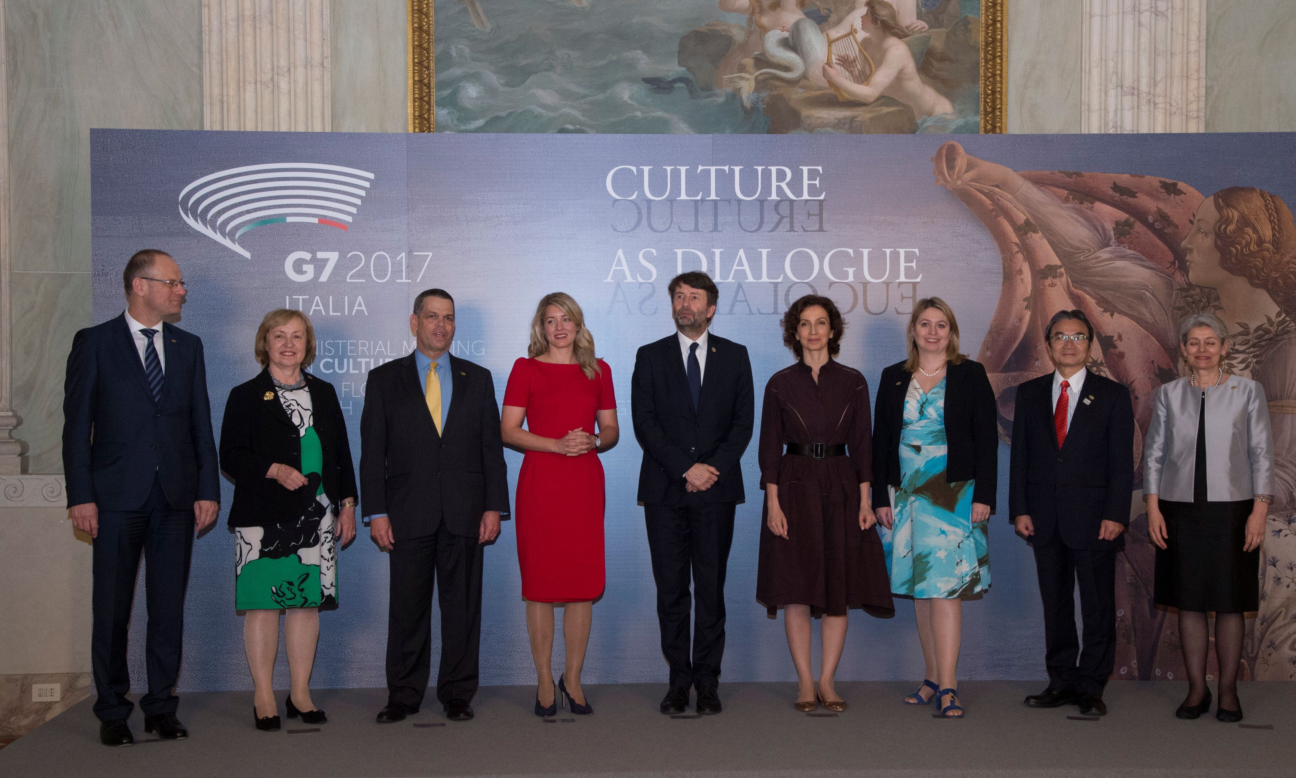 Die Kulturminister der G7-Staaten